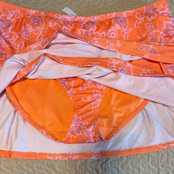“CACIQUE” Faux Wrap Swim Skirt - Picture 5 of 11